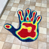 Thermal Imaging Palm Rug