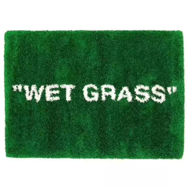 Green Rugwet-grasswet Grass Rugcustom Rugfantastic Rug 