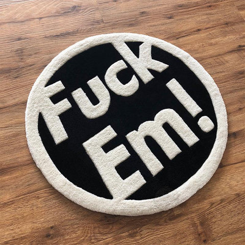 Found a Fuck Em! Rug at my local shoe shop : r/supremeclothing
