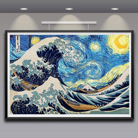 Vincent Van Gogh X The Great Wave Poster - HypePortrait 
