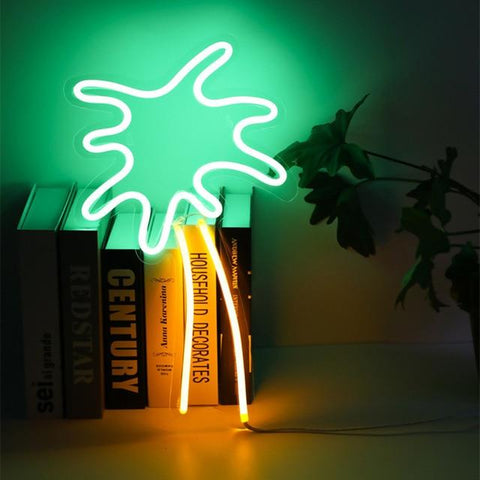Palm Tree Neon Light - HypePortrait 